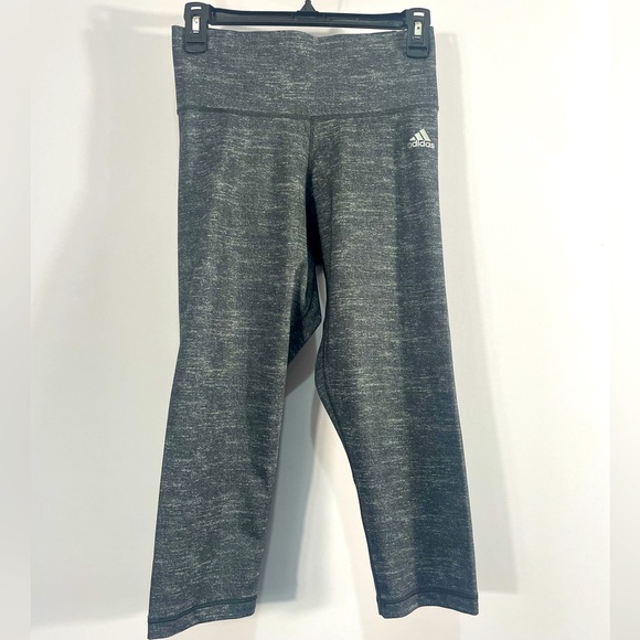 Pants - Adidas Climate Black,Grey Leggings, Small, wo pants, yoga, soft, sleek Womens